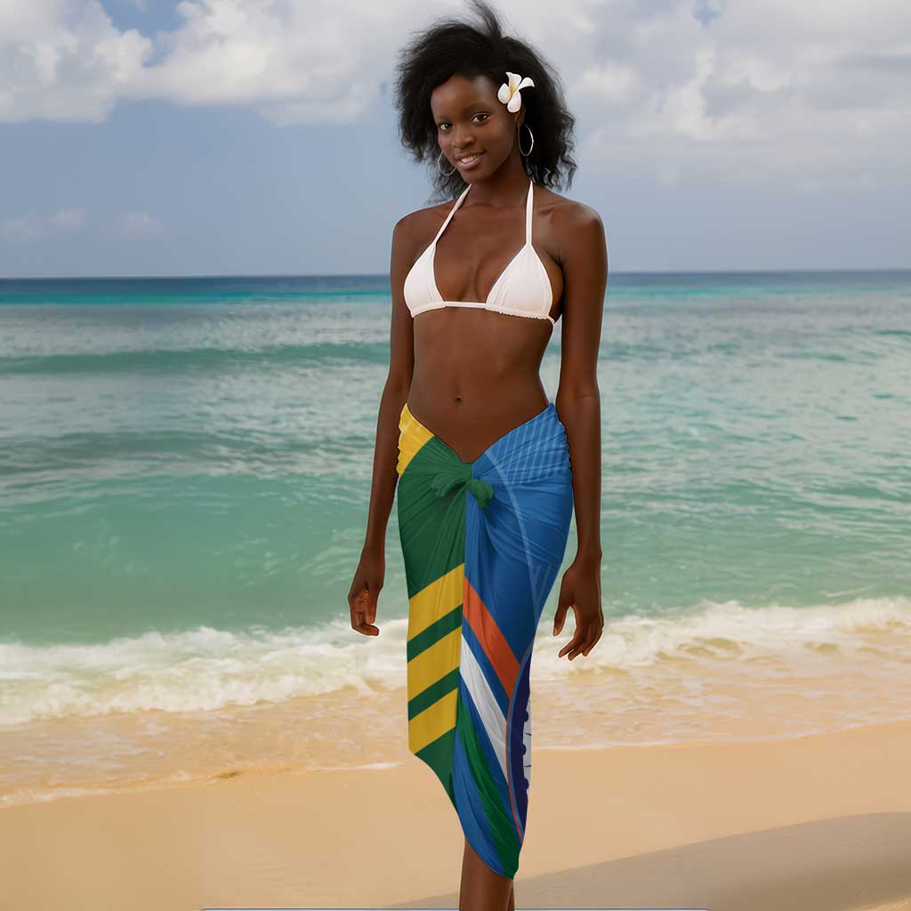 Custom India And South Africa Cricket Sarong 2024 Together Dynamic Version