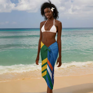Custom India And South Africa Cricket Sarong 2024 Together Dynamic Version
