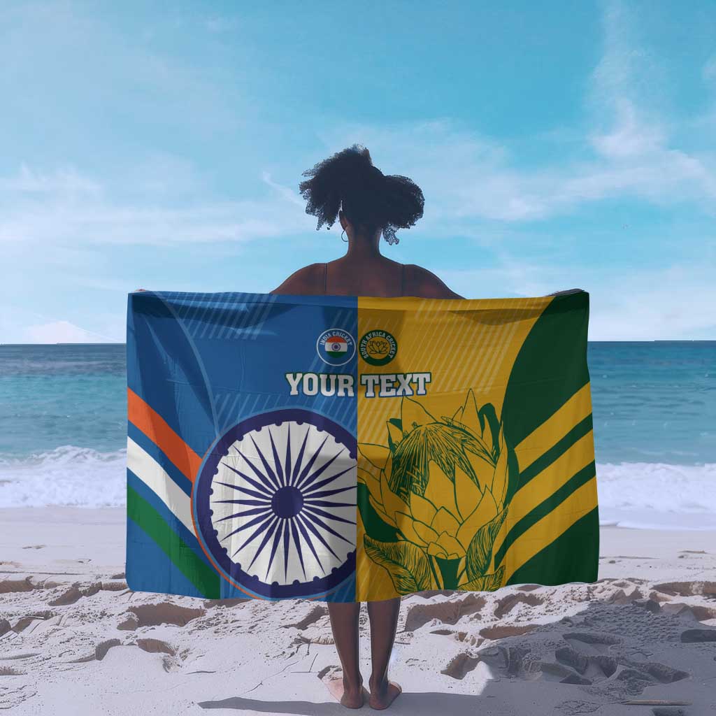 Custom India And South Africa Cricket Sarong 2024 Together Dynamic Version
