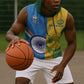 Custom India And South Africa Cricket Sleeveless Hoodie 2024 Together Dynamic Version - African Pride