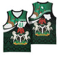 Nigeria Independence Day Basketball Jersey Happy 64 Years Of Anniversary African Pattern - African Pride