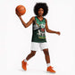 Nigeria Independence Day Basketball Jersey Happy 64 Years Of Anniversary African Pattern - African Pride