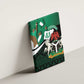 Nigeria Independence Day Canvas Wall Art Happy 64 Years Of Anniversary African Pattern