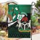 Nigeria Independence Day Garden Flag Happy 64 Years Of Anniversary African Pattern