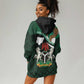 Nigeria Independence Day Hoodie Dress Happy 64 Years Of Anniversary African Pattern