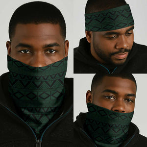 Nigeria Independence Day Neck Gaiter Happy 64 Years Of Anniversary African Pattern - African Pride