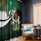 Nigeria Independence Day Window Curtain Happy 64 Years Of Anniversary African Pattern