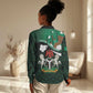 Nigeria Independence Day Women Casual Shirt Happy 64 Years Of Anniversary African Pattern LT14