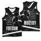 South Africa Freedom Day Basketball Jersey Nelson Mandela With Map - African Pride