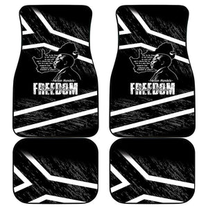 South Africa Freedom Day Car Mats Nelson Mandela With Map
