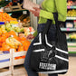 South Africa Freedom Day Grocery Bag Nelson Mandela With Map