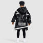 South Africa Freedom Day Kid Wearable Blanket Hoodie Nelson Mandela With Map