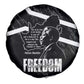 South Africa Freedom Day Spare Tire Cover Nelson Mandela With Map