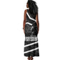 South Africa Freedom Day Tank Maxi Dress Nelson Mandela With Map