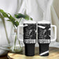 South Africa Freedom Day Tumbler With Handle Nelson Mandela With Map