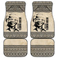 South Africa Nelson Mandela - Father Of Nation Car Mats Vintage African Pattern
