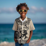South Africa Nelson Mandela - Father Of Nation Kid Hawaiian Shirt Vintage African Pattern