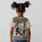 South Africa Nelson Mandela - Father Of Nation Kid T shirt Vintage African Pattern