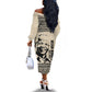 South Africa Nelson Mandela - Father Of Nation Off The Shoulder Long Sleeve Dress Vintage African Pattern