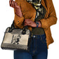 South Africa Nelson Mandela - Father Of Nation Shoulder Handbag Vintage African Pattern