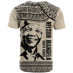 South Africa Nelson Mandela - Father Of Nation T shirt Vintage African Pattern