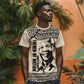 South Africa Nelson Mandela - Father Of Nation T shirt Vintage African Pattern