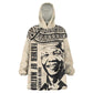 South Africa Nelson Mandela - Father Of Nation Wearable Blanket Hoodie Vintage African Pattern