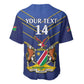 Custom Namibia Cricket Baseball Jersey 2024 Go Eagles African Pattern