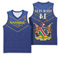 Custom Namibia Cricket Basketball Jersey 2024 Go Eagles African Pattern - African Pride