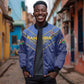 Custom Namibia Cricket Bomber Jacket 2024 Go Eagles African Pattern