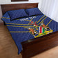 Custom Namibia Cricket Quilt Bed Set 2024 Go Eagles African Pattern