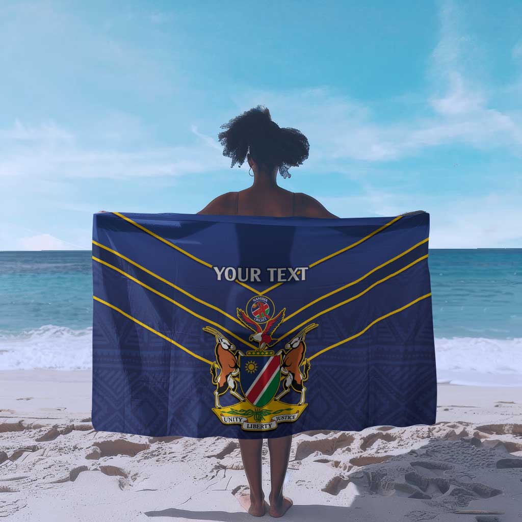 Custom Namibia Cricket Sarong 2024 Go Eagles African Pattern