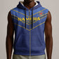 Custom Namibia Cricket Sleeveless Zip Hoodie 2024 Go Eagles African Pattern - African Pride
