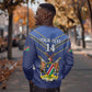 Custom Namibia Cricket Sweatshirt 2024 Go Eagles African Pattern