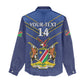 Custom Namibia Cricket Women Casual Shirt 2024 Go Eagles African Pattern LT14
