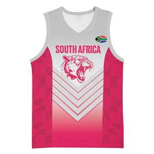 South Africa Rugby Custom Basketball Jersey Come On Puma African Pattern - African Pride