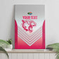 South Africa Rugby Custom Canvas Wall Art Come On Puma African Pattern