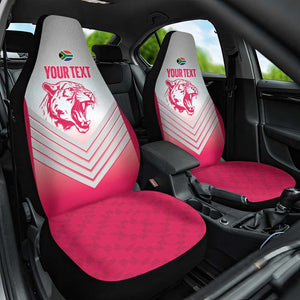South Africa Rugby Custom Car Seat Cover Come On Puma African Pattern