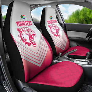 South Africa Rugby Custom Car Seat Cover Come On Puma African Pattern