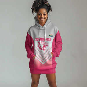 South Africa Rugby Custom Hoodie Dress Come On Puma African Pattern
