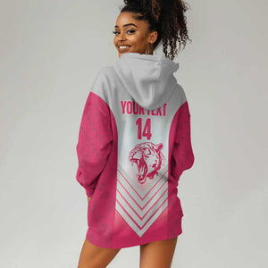 South Africa Rugby Custom Hoodie Dress Come On Puma African Pattern