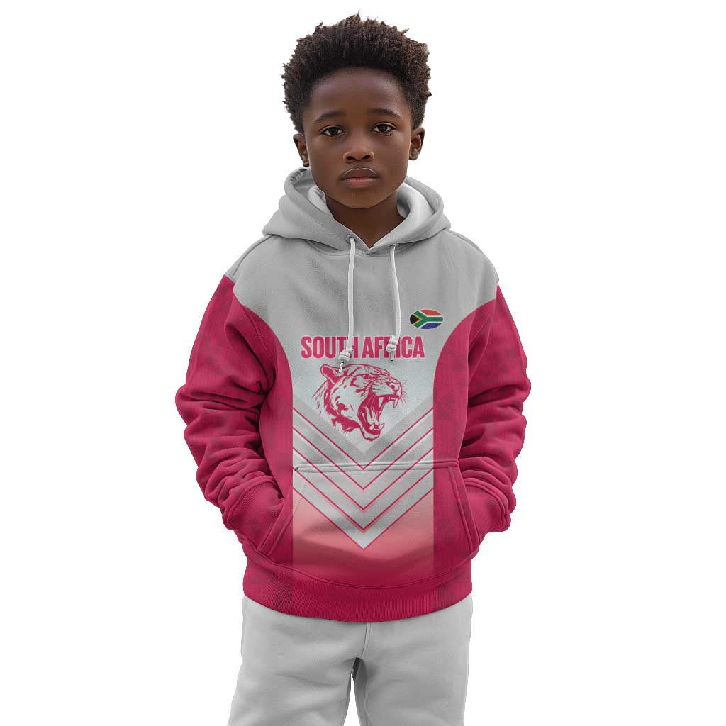 South Africa Rugby Custom Kid Hoodie Come On Puma African Pattern