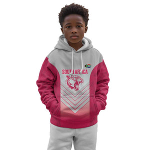 South Africa Rugby Custom Kid Hoodie Come On Puma African Pattern