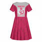 South Africa Rugby Custom Kid Short Sleeve Dress Come On Puma African Pattern