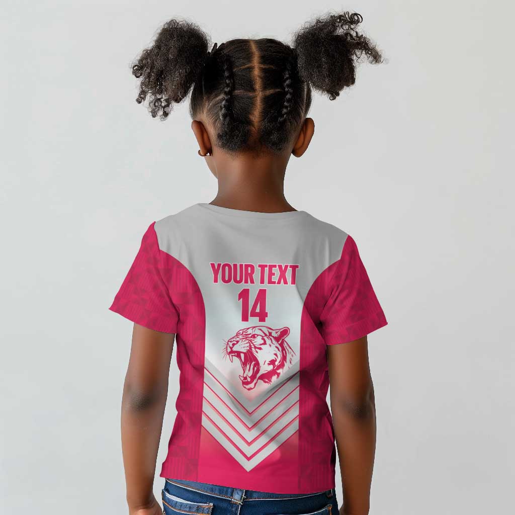 South Africa Rugby Custom Kid T shirt Come On Puma African Pattern