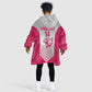 South Africa Rugby Custom Kid Wearable Blanket Hoodie Come On Puma African Pattern