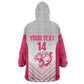 South Africa Rugby Custom Kid Wearable Blanket Hoodie Come On Puma African Pattern
