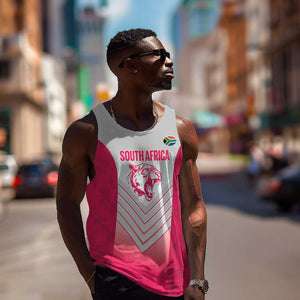 South Africa Rugby Custom Men Tank Top Come On Puma African Pattern