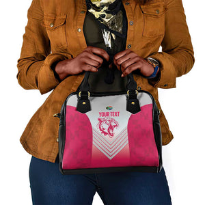 South Africa Rugby Custom Shoulder Handbag Come On Puma African Pattern