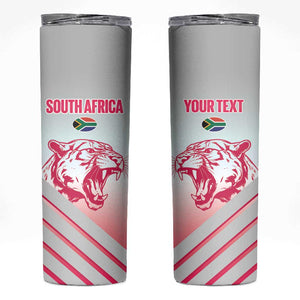 South Africa Rugby Custom Skinny Tumbler Come On Puma African Pattern
